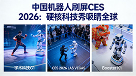 中国机器人刷屏CES 2026：硬核科技秀吸睛全球，海外市场加速突破