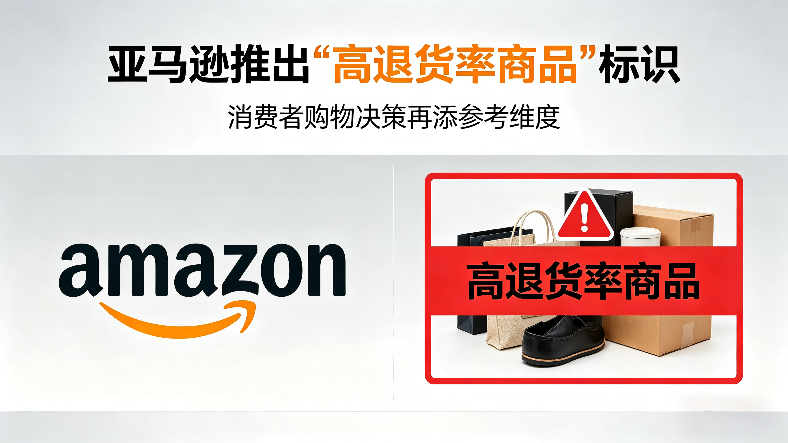 亚马逊公司近日宣布推出“高退货率商品”标识