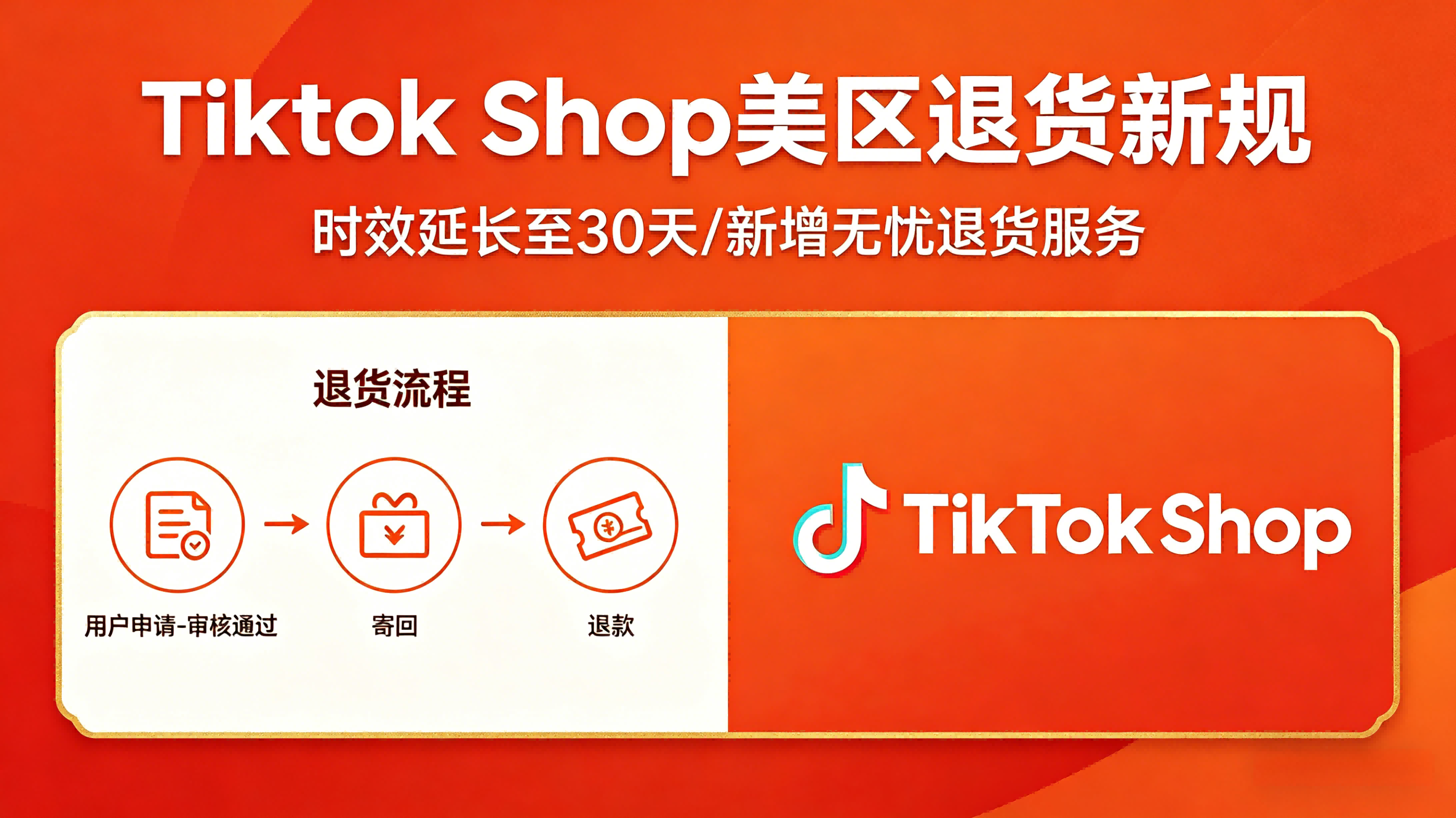 TikTok Shop美区退货新规：6月起买家个人原因退货运费由商家全额承担