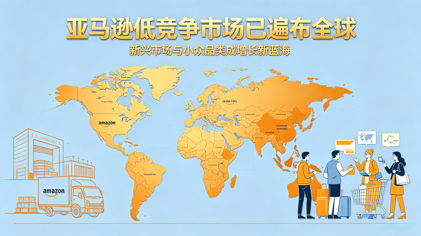 亚马逊低竞争市场已遍布全球