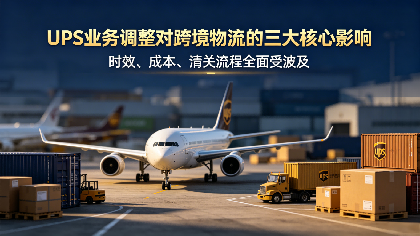 UPS业务调整对跨境物流的三大核心影响