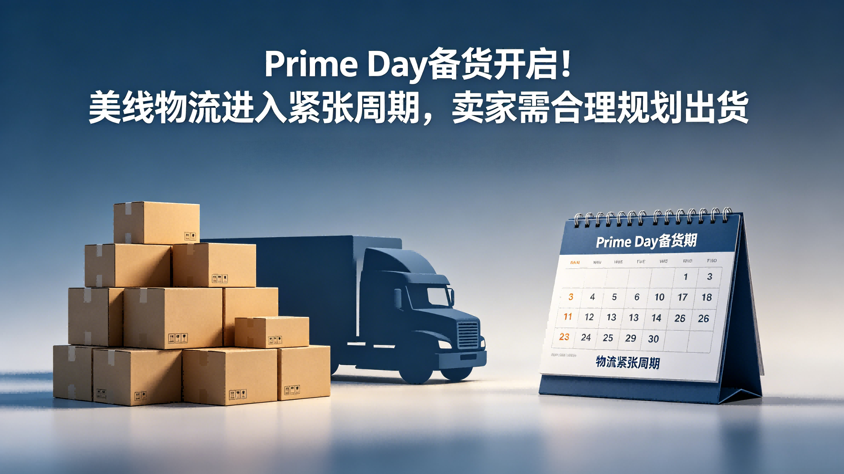 Prime Day备货开启！美线物流进入紧张周期，卖家需合理规划出货